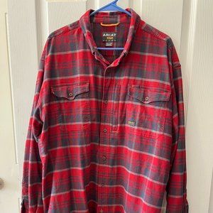 Ariat Men's Rebar Flannel DuraStretch Work Shirt